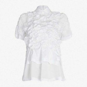 NOIR KEI NINOMIYA Comme des Garçons collar t-shirt
